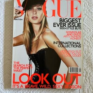September 2001 British Vogue